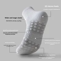 Chaussettes de tennis, badminton, pickleball, coton mélangé de haute qualité, antidérapantes, chaussettes de sport personnalisées