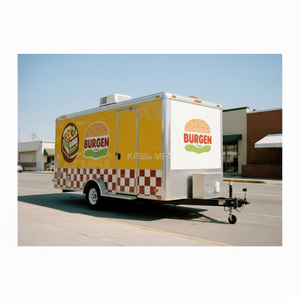 2025 Café Hot Dog Camion Churro Équipé Friteuse Alimentaire Remorque Fabrication Australian Standard - Product Image 1