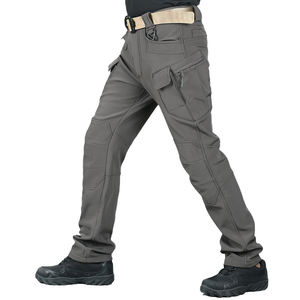 定制户外防水徒步狩猎软壳战术羊毛衬里长裤男士登山裤 - Product Image 4