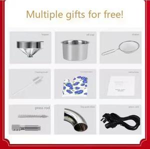 מכונת לחיצת שמן ביתית מפלדת אל-חלד דו-ראשית של KR, מכונת לחיצת שמן מזרעי שומשום, אוטומטית לחלוטין, יעילות גבוהה, PLC - Product Image 5