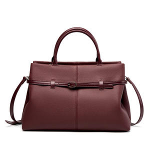 Sacs à main en cuir de luxe de créateurs vintage, sac à bandoulière pour femmes, sangle détachable réglable, antivol, cuir de vache véritable - Product Image 1