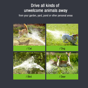 Realistico spaventapasseri ultrasuoni orso Skunks roditori repellenti animali solari uccelli pipistrelli tasso Repeller - Product Image 3