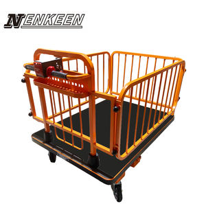 Elektrische Lastdrager 4-wielige Roestvrijstalen <span class=keywords><strong>Platform</strong></span> <span class=keywords><strong>500Kg</strong></span> Oem Industrieel Voor Havenlogistiek & Mijnbouw - Product Image 5