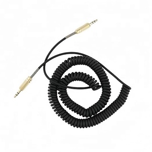 Câble audio <span class=keywords><strong>AUX</strong></span> enroulé de remplacement de 3.5mm avec connecteur stéréo pour haut-parleur <span class=keywords><strong>Marshall</strong></span> Woburn - Product Image 6