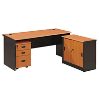 Meubles de bureau en bois personnalisables en usine, bureau d'ordinateur, petit bureau avec tiroirs, ensemble de table simple et moderne, possibilité de personnalisation
