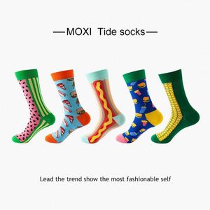 Moxi Fruit Series Sandía Logotipo personalizado para mujer Ins Marca de moda Hombres Calcetines de moda al por mayor - Product Image 2