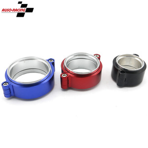 Abrazadera de escape de aluminio Auso-Racing de 2-4 pulgadas para tubo recto, para modificación y mejora de automóviles - Product Image 1