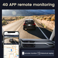 3.0 pouces 4G 2K Vision nocturne voiture boîte noire double caméra de tableau de bord avant et arrière avec WIFI GPS surveillance à distance Mobile 4G Dashcam