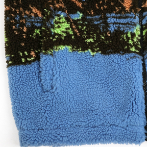 Jaket Fleece Pria Musim Dingin Hangat, Berbahan <span class=keywords><strong>Soft</strong></span> <span class=keywords><strong>Shell</strong></span> Sherpa Shearling, Resleting, Logo <span class=keywords><strong>Custom</strong></span> Cetak/embos, Jaket Polar Fleece - Product Image 5