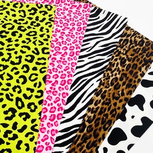 Cổ Rất Nhiều Thoáng Khí Nylon Polyamide Spandex 4 Cách Đàn Hồi Tùy Chỉnh <span class=keywords><strong>Leopard</strong></span> In Vải Đồ Bơi Váy Đồ Lót Vải - Product Image 4