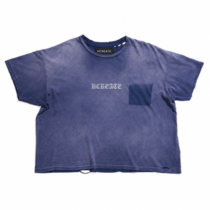 Custom Vintage Acid Wash Oversized T-Shirt Men Distressed Streetwear 8017 Heavyweight Blank Cotton Drop Shoulder Graphic Tee - Product Image 1