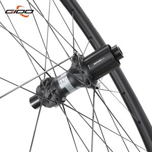 GIOO 700C ruedas de bicicleta de carretera de fibra de carbono Toray T1000 carbono BXM <span class=keywords><strong>MTB</strong></span> llanta para bicicleta Jig/ruedas de bicicleta Canyon Cruiser sin cámara - Product Image 3
