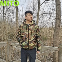 Sweat à capuche MITO Woobie Premium finlandais M05 Camouflage - Veste légère en Ripstop, fabricant OEM de vêtements tactiques