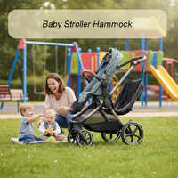 Hamac pour poussette, siège de couchage pour bébé, siège portable pour enfant, pliable, léger, cadre en plastique, capacité de charge de 20 kg