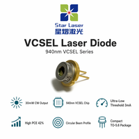 Diodo Láser Infrarrojo VCSEL LXU LXU94030GV 940nm 30mW con Ventana TO5.6 para Comunicación con Sensor Óptico