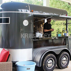 Remorque alimentaire classique pour café, multifonctionnelle, commerciale, pour la vente ambulante en plein air, chariot de vente de hot-dogs, de barbecue et de restauration rapide - Product Image 3