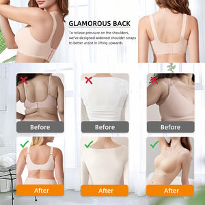 Soutien-gorge de <span class=keywords><strong>grossesse</strong></span> et de maternité rembourré sans armatures pour femmes Vêtements maternels confortables pour femmes - Product Image 4