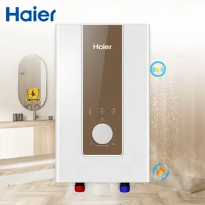 Low Price Energy Saving White 220v 3.5kw 4.5kw Mini Instant Fast Rain Shower Electric Water Heater