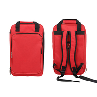 Sac de rangement portable grande capacité pour baguettes de batterie en tissu Oxford noir – Étui professionnel pour batteur