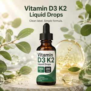 Complément Alimentaire Premium Mk7 10000 UI Vitamine D3 K2 100 000 UI/g Liquide Oral Améliore la Densité Osseuse Non Destiné aux Nouveau-nés - Product Image 3