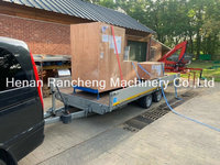 Rig de forage de puits d'eau rotatif diesel portable Rancheng avec pompe et moteur, profondeur maximale 150 m, diamètre 300 mm