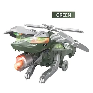 Profesyonel üretici toptan sprey renkli duman çocuk oyuncağı savaş uçağı Deformating uçak oyuncak