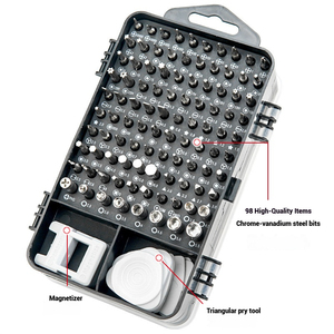 115-Piece <b>Screwdriver</b> <b>Set</b> Customizable OEM Combination Tool for Mobile Phone Game Console Repair Hand-Power BONA-12 Hand-powered - Product Image 6