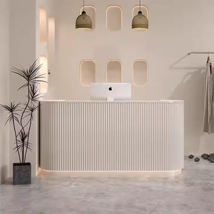 Quầy lễ tân văn phòng hiện đại, quầy lễ tân tiệm làm đẹp, quầy lễ tân salon, quầy lễ tân phía trước, quầy lễ tân - Product Image 1