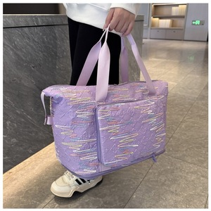 Bolsa de Viaje RUIQUWIN con Logotipo Personalizado, Unisex, Deportiva, Ligera, Transpirable, Resistente, para Viajes Cortos, con Separación para Ropa Seca y Mojada, Gran Capacidad - Product Image 3
