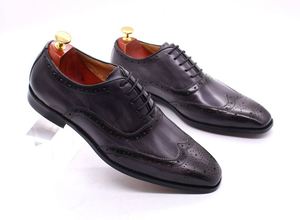 Dress <b>Shoe</b> Manufacturing Nice Italian New Styles Leather Oxford <b>Shoes</b> - Product Image 5