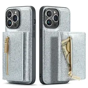 Wees Geschikt Voor Iphone15 Waterdichte Portemonnee Case Apple 15 Plus 2-In-1 Magnetische Kaarthouder