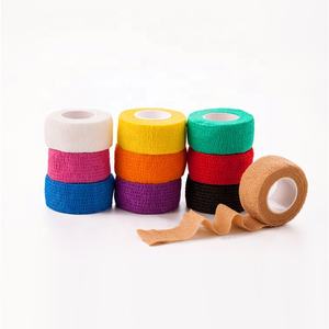 2,5cm 4,5m Selbstklebender Verband Kohäsiver Verband Selbsthaftender Schutz-Fingertape Nagelaufkleber Wickelband für Tattoos Haustiere Sport - Product Image 2
