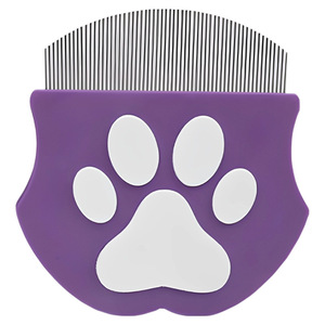 Mini Peine Facial para Mascotas, Perros Pequeños y <span class=keywords><strong>Gatos</strong></span>, Acero Inoxidable y PP, Diseño Simple, Cerdas Finas, Herramienta para Eliminar el Pelo - Cuidado de Cachorros - Product Image 5