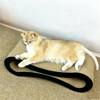 Alas Cakar Kucing Modern Berdensitas Tinggi untuk Natal, Mainan Sofa Kertas, Alas Cakar, Fitur Ramah Lingkungan