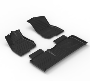 Tapis de sol de voiture en <span class=keywords><strong>cuir</strong></span> EVA 3D TPE pressé à chaud, lavables, pour Mitsubishi Triton L200 Attrage Montero Sport Mirage - Product Image 2