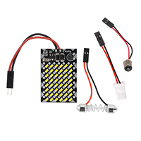 Lampe de lecture LED super lumineuse pour voiture 12V 24V Blanc Violet Bleu Glace 48SMD, lampe de plafond, lampe de carte, éclairage intérieur automobile, accessoires auto