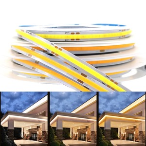 Bande LED COB intelligente TUYA WiFi DC24V, 320 LED/<span class=keywords><strong>m</strong></span>, haute densité, flexible, barre lumineuse LED COB, décoration de chambre à coucher, cuisine, compatible avec Alexa <span class=keywords><strong>Google</strong></span> - Product Image 4