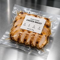 Poitrine de poulet au poivre noir riche en protéines - Viande de poulet saine prête à consommer pour les acheteurs exportateurs et les régimes fitness