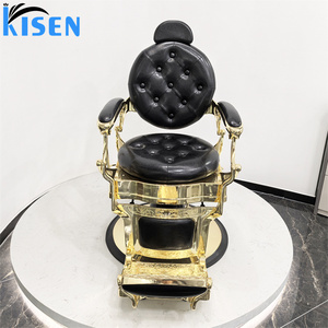 Sillón de Barbería Vintage KISEN con Altura Ajustable, Sillón Reclinable para Salón de Belleza, Muebles de Salón Cerca de Mí para Barbería - Product Image 5