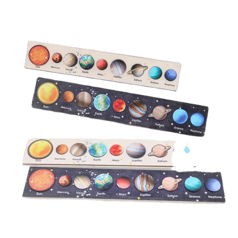 Baby 3D Puzzle Planet Galaxy Planet Toy Solar System Wooden Toys