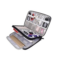 Sac de voyage, Kit d'accessoires électroniques étanches de grande capacité, organisateur d'écouteurs sac pour données USB, Kit de chargeur
