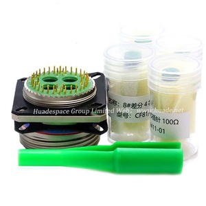 J599-20FJ42PCN-H (4-CF81411-01) MIL-DTL-D38999 42 broches contacts soudés D38999-20FJ42PCN-H connecteur Huadespace - Product Image 1