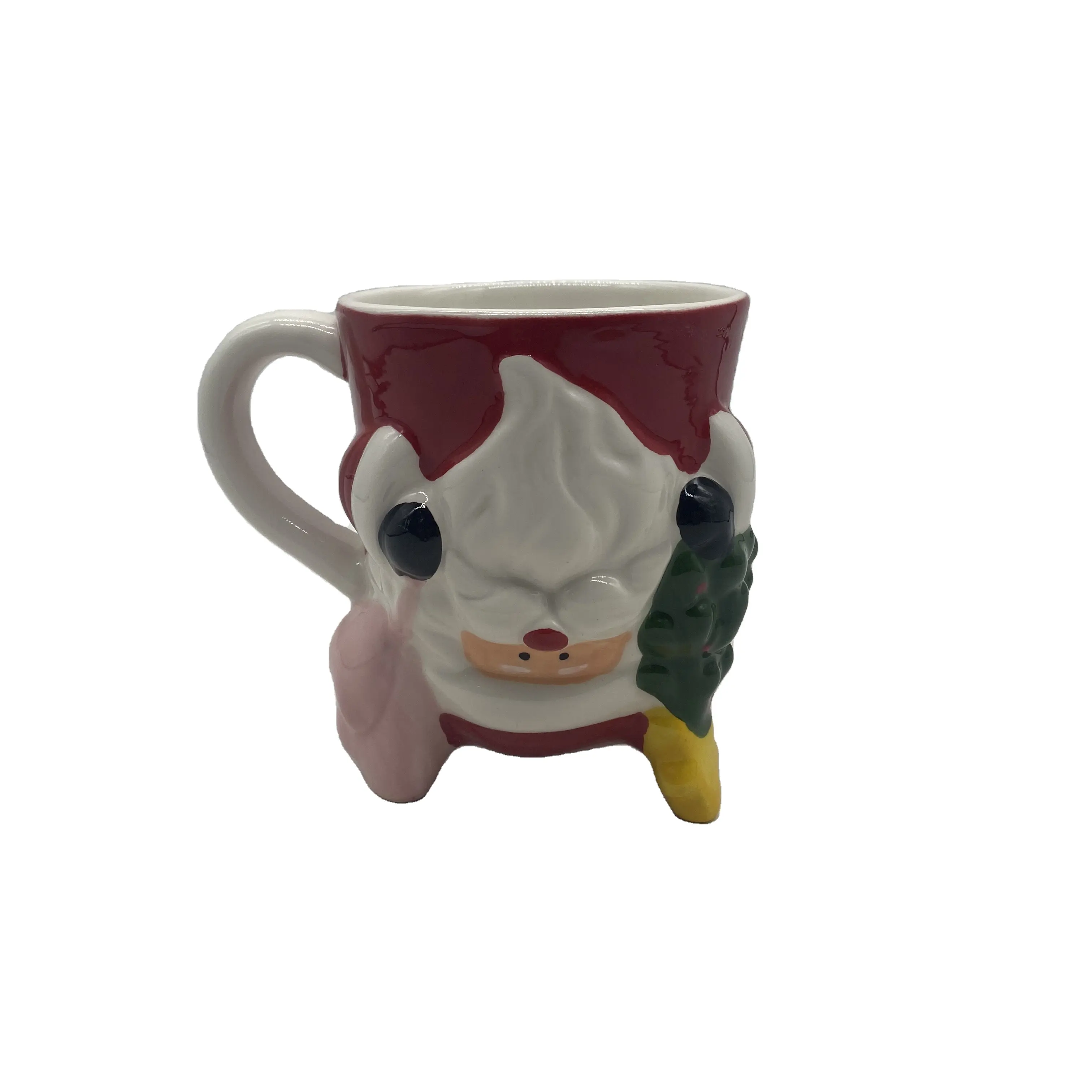 Customized Santa Series 3D Custom Ceramic Mugs Colorful lucky Ceramic Indoor coffee mug cup