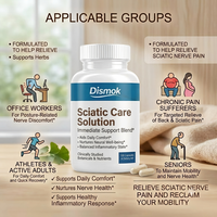 Capsules de traitement du nerf sciatique pour adultes en marque privée, complexe de vitamine B, acide alpha-lipoïque, complément alimentaire pour la santé du nerf sciatique