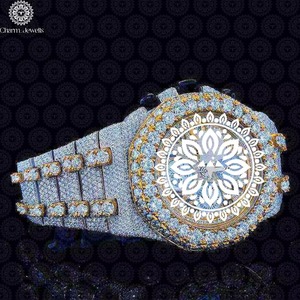Montre en Moissanite de Qualité Supérieure pour Homme et Femme, Idéale comme Cadeau, Disponible en Gros à Prix Raisonnable - Product Image 3