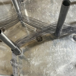 Obstáculo De Segurança Inconspícuo Cerca MZP Putanka Barrage <span class=keywords><strong>Wire</strong></span> Safety Barreira de Baixa Visibilidade Proteção Anti Tank <span class=keywords><strong>Mesh</strong></span> <span class=keywords><strong>Net</strong></span> - Product Image 5