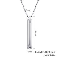 Offre Spéciale Soulagement De L'anxiété Collier En Acier Inoxydable Logo Personnalisé Conscient Respiration Méditation Relaxation Outil Respiration Collier