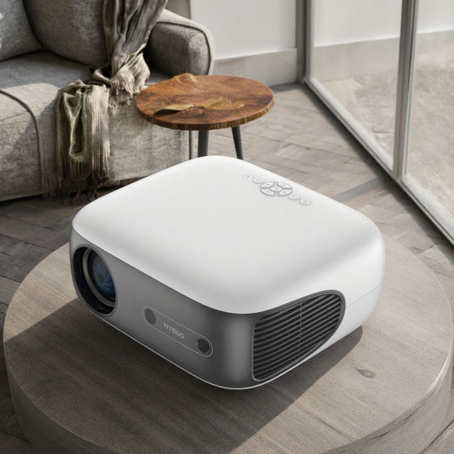Portable HY800 Projector 1080P Smart Mini Portable Android Real Shutter 3D 4K Android 11.0 WiFi Home Theater Video LCD Projector