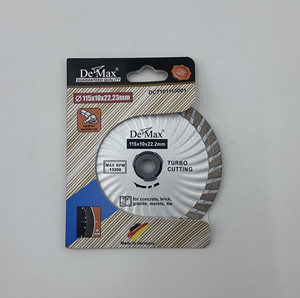Lame <span class=keywords><strong>Diamantate</strong></span> Turbo Professionali per Taglio di <span class=keywords><strong>Piastrelle</strong></span> in Porcellana, Granito, Marmo e Muratura in Cemento - Product Image 1