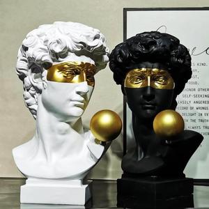 Résine Gypse <span class=keywords><strong>Grec</strong></span> Apollo Statue Huaqi SKC07 Vente en Gros Mini <span class=keywords><strong>Bouddha</strong></span> Sculpture Décoration De Table Style Bouddhiste Résine Moule - Product Image 1